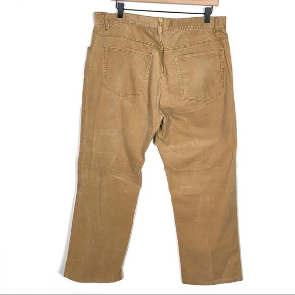 Michael Kors Classic brown tan straight leg corduroy jeans pants Men's size 36 - Picture 8 of 8